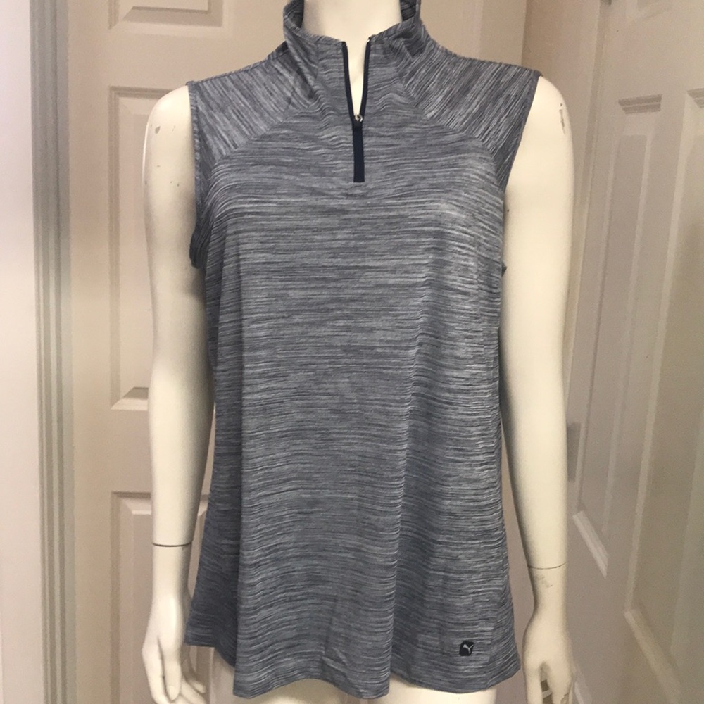 Puma Athletic/Athleisure Zip Front Polo, XXL, NWT!